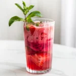 strawberry dragon fruit recipe card