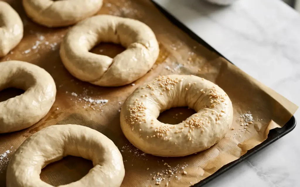 making high protein bagels step-by-step